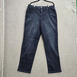 Gloria Vanderbilt Women Jeans 16 AVERAGE Blue Denim Amanda Tapered 29" NWT